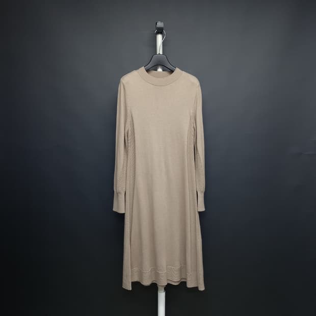 아니베에프 춘추동 캐시미어블랜 롱 니트 원피스 66.55