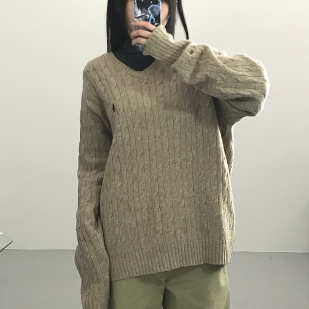 Polo Ralph Lauren Lambswool Cable Knit 