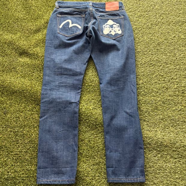 일본 일판 에비수 데님진 청바지