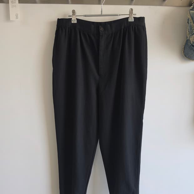 꼼데가르송 트리콧 90s 울 테이퍼드 스티럽 팬츠