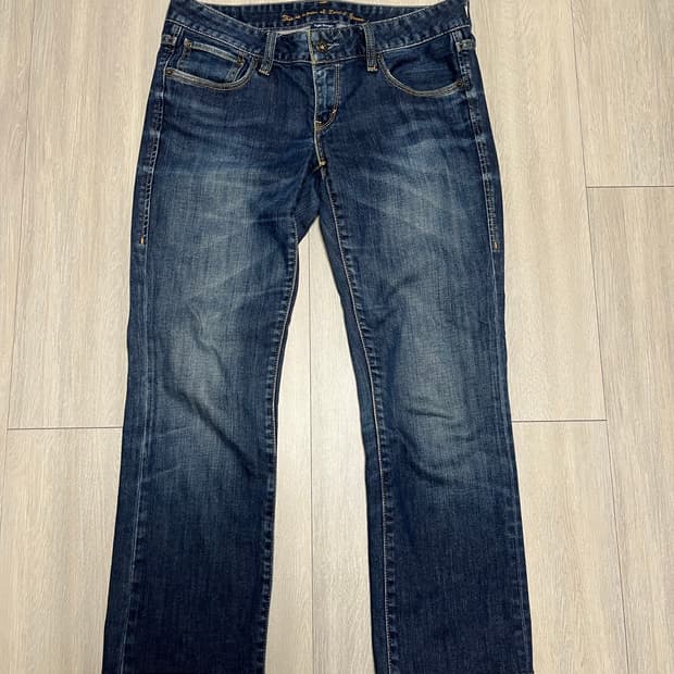 리바이스 여자 청바지 로우라이즈 일자핏