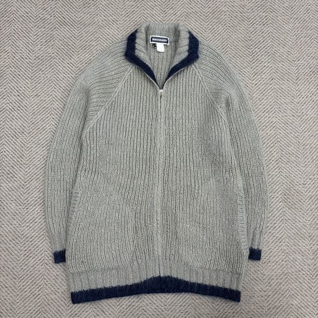 모리걸 니트 집업  v2081