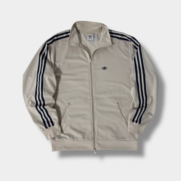 아디다스 오버핏 베켄바우어 베이지 투웨이 트랙 져지