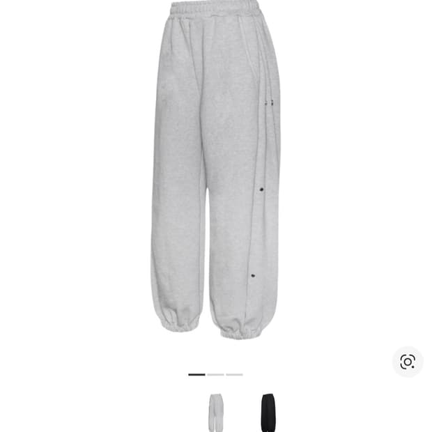 mjd 사이드 스냅 와이드 스웨트 팬츠 L 사이즈