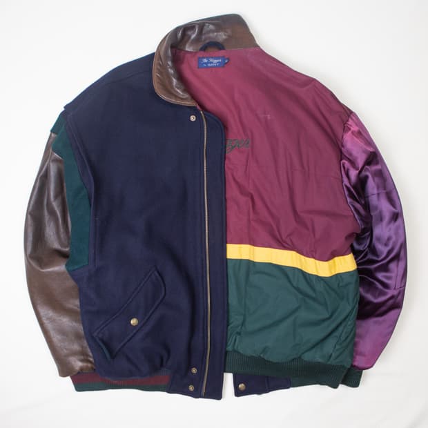 간트 더 헝거 리버서블 레더암 바시티 자켓