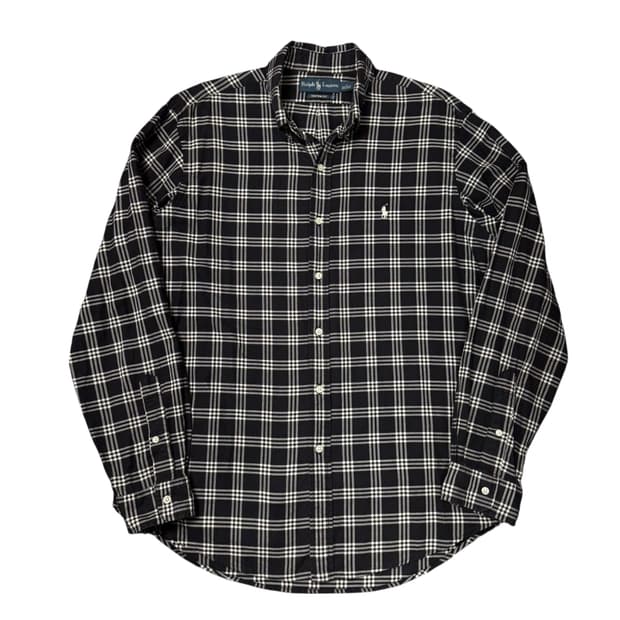 폴로 랄프로렌 커스텀 핏 타탄 체크 셔츠 