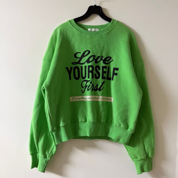 새상품 여자 기모 맨투맨