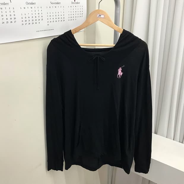 폴로 빅포니 후드 롱슬리브 긴팔티