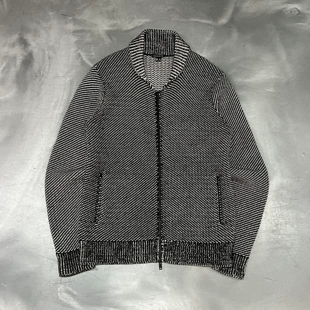  띠어리 숄카라 집업 니트 y15849