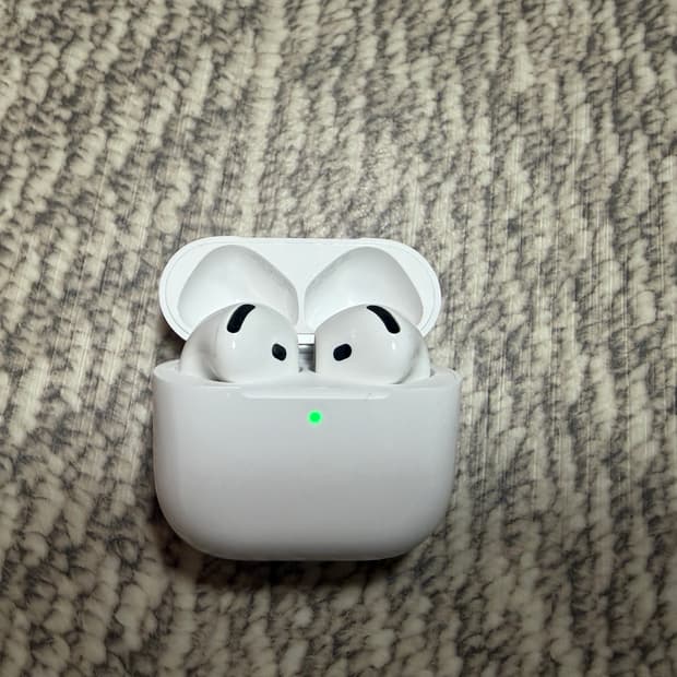 애플 에어팟 4 노이즈캔슬링O