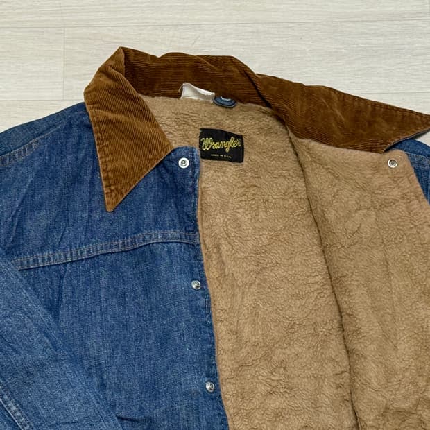 랭글러 80s USA 아메카지 데님 자켓 점퍼 m