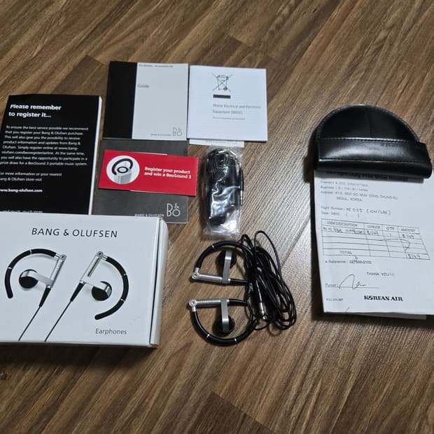 뱅앤올룹슨 B&O A8 유선 이어폰