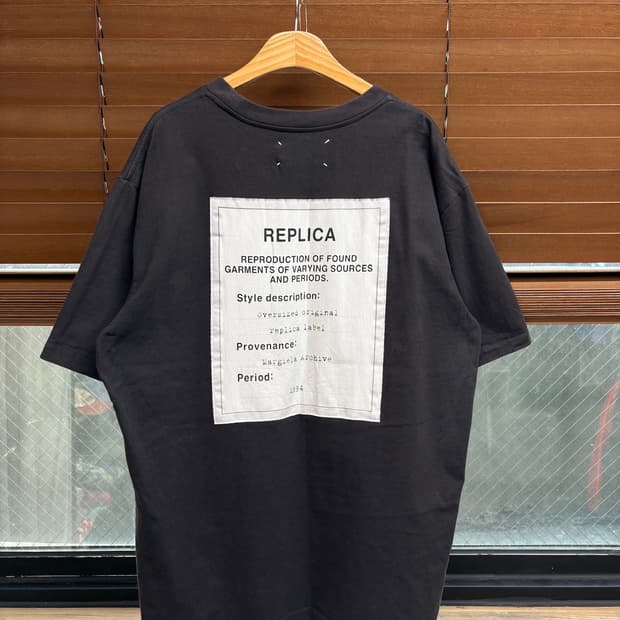 Maison Margiela 메종 마르지엘라 레플리카 패치 반팔 티셔츠