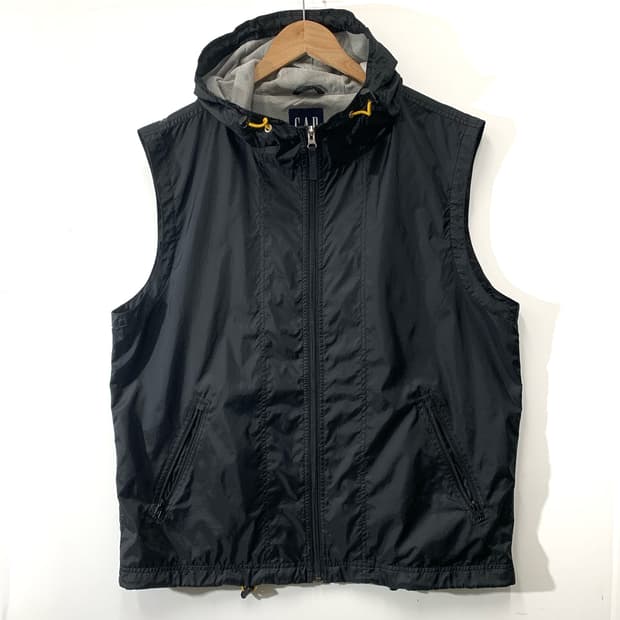 갭 립스탑 나일론 후드 베스트