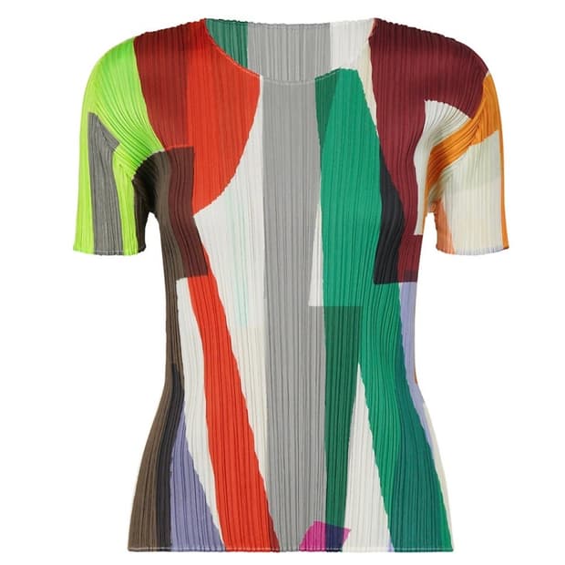 플리츠플리즈 PATH 반팔탑