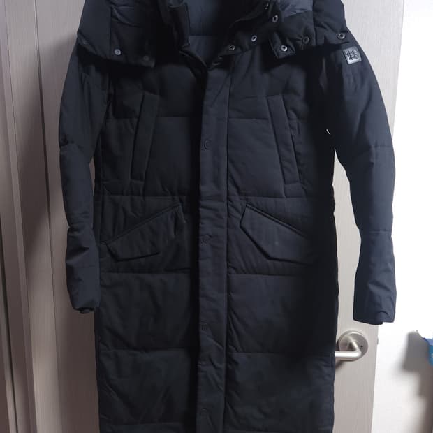 코오롱 거위털 롱패딩, S