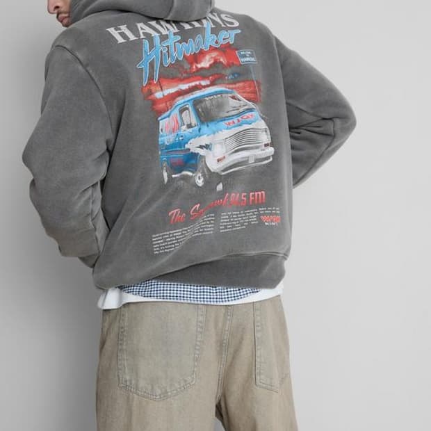 넷플릭스 공식 기묘한이야기 굿즈 헤비후드 L