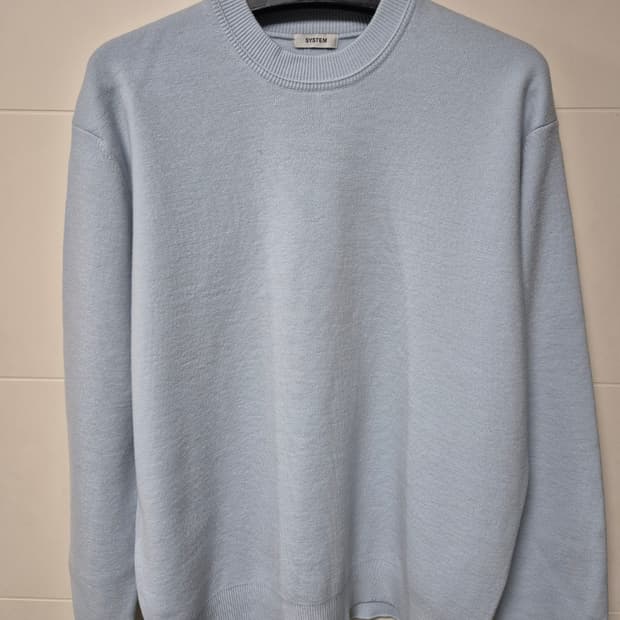 (95) 시스템옴므 라이트블루 울 니트