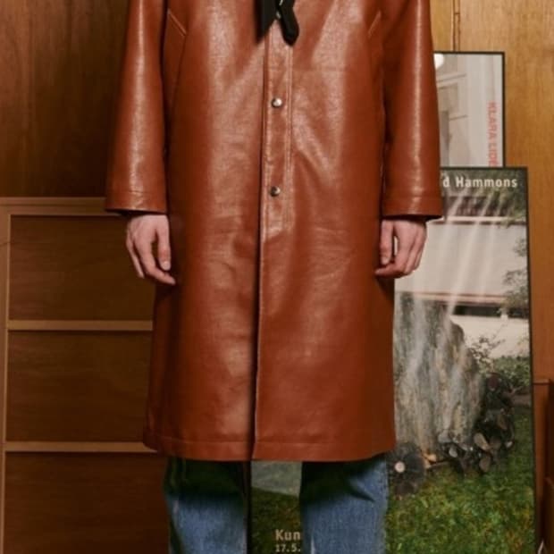 세터 피렌체 비건 레더 코트