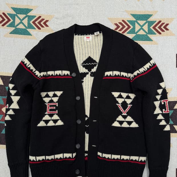 리바이스 나바호 가디건 L