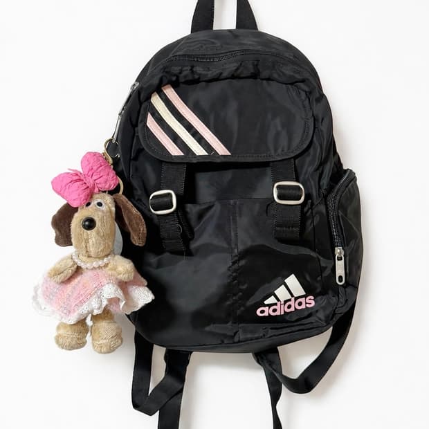 🩷아디다스 딸기우유 포인트 미니백팩