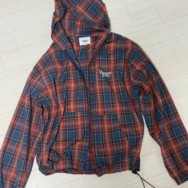 Younger song 체크 바람막이 L