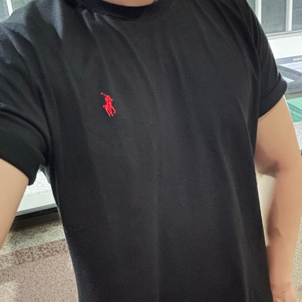 폴로 베이직 검정 L