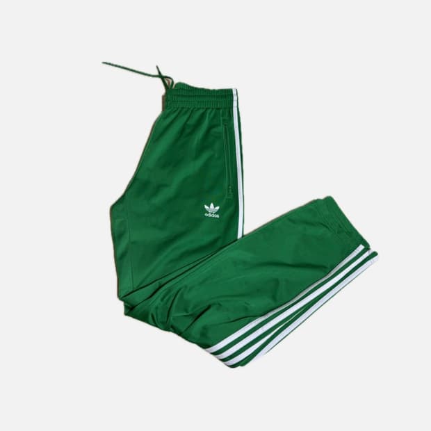 아디다스 그린 트랙팬츠