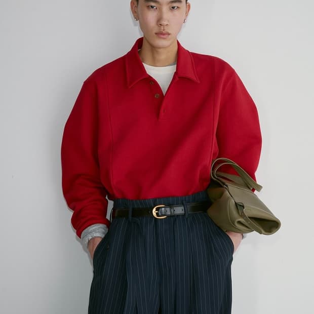 렉토 24FW 대싱 폴로 스웨트셔츠 (S)