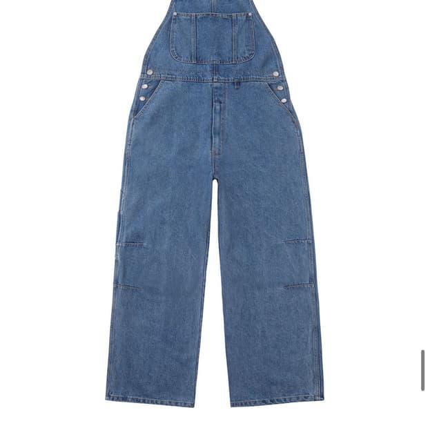 노컨텐츠 데님 오버롤