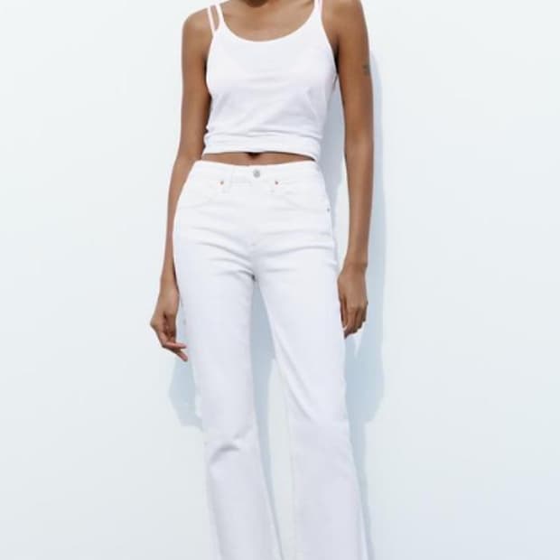 새상품 자라 세미부츠컷 28인치 