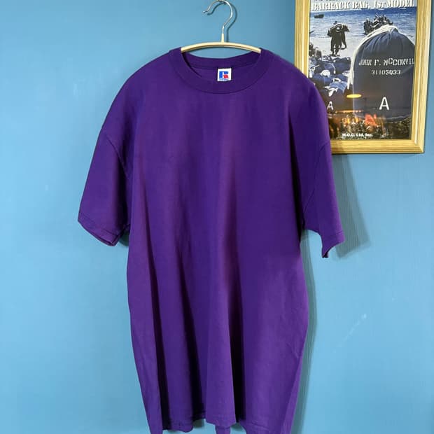 90s usa russell faded t shirt. 