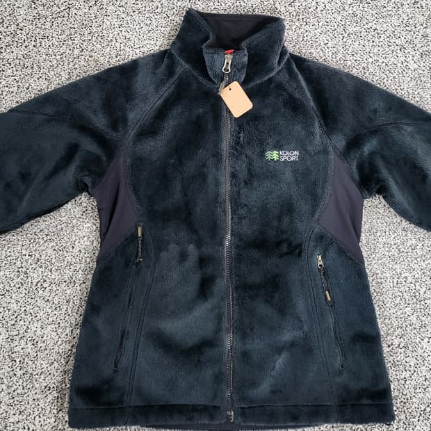 코오롱스포츠 플리스 집업 자켓 