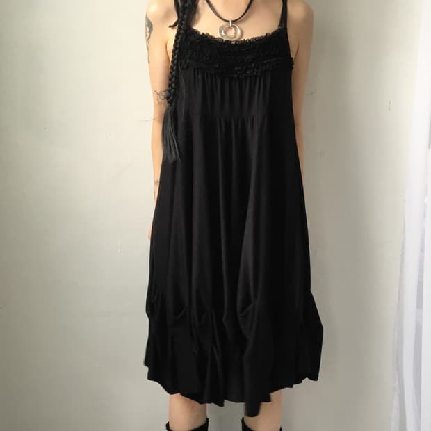 Shirring point onepiece