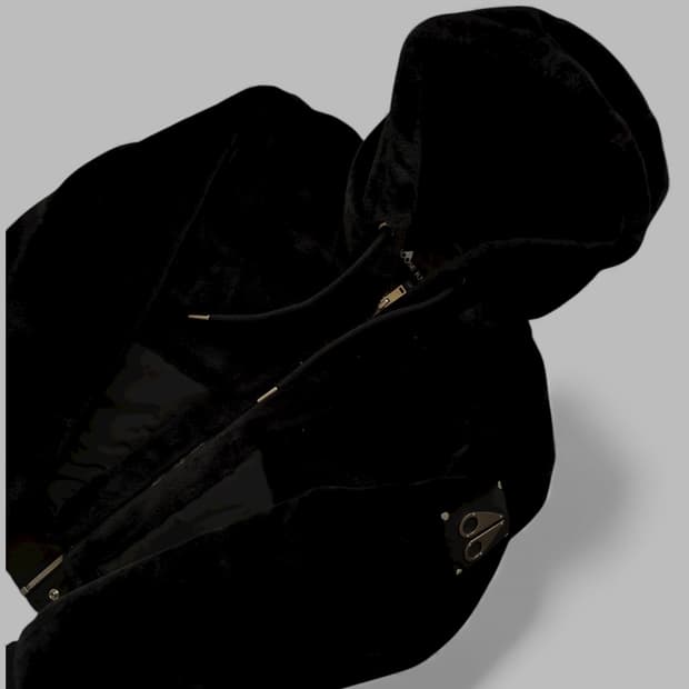 무스너클 포틀랜드 버니 후드 자켓 블랙