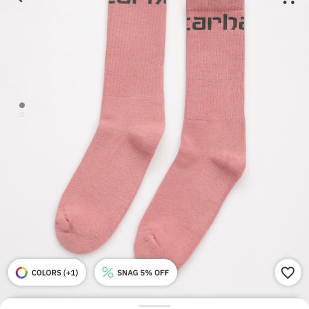 칼하트 WIP 칼하트 삭스