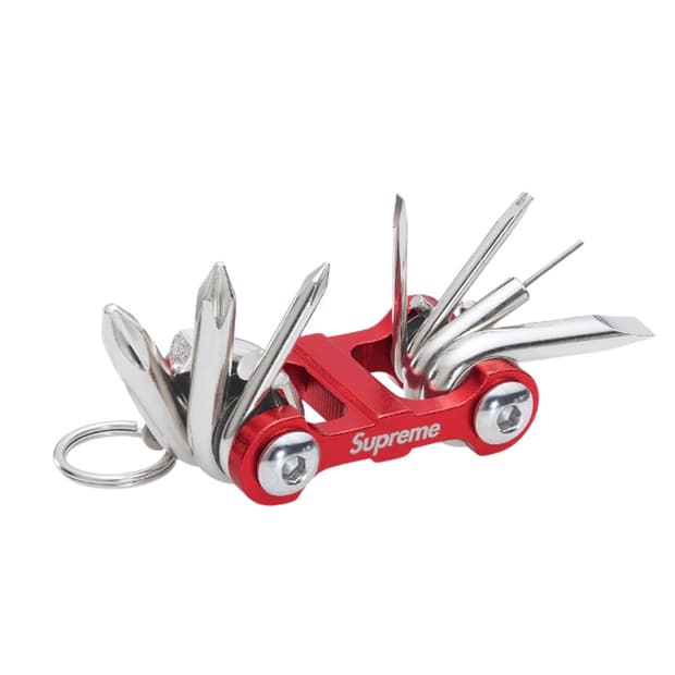 슈프림 x 치비 립 스크류 드라이버 키체인 키링 레드 - 25FW