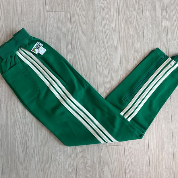 톤보 스포츠 90s 올드 트랙팬츠 져지 팬츠 1990 그린