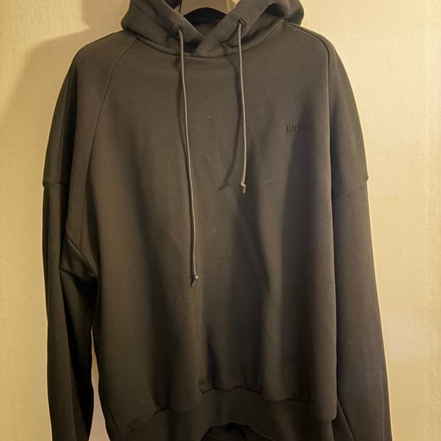 준지 백프린팅 후드