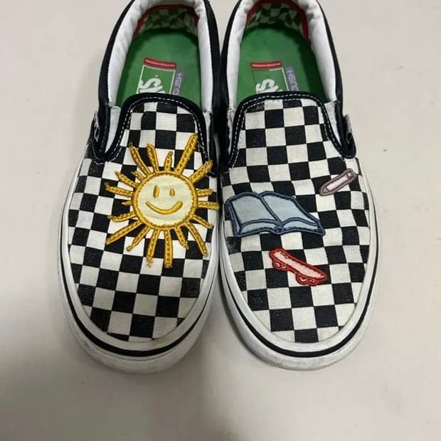 반스 X skateistan skate 슬립온 255 콜라보제품