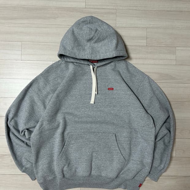 (L) 슈프림 스몰박스 드로우코드 후드 - 26ss