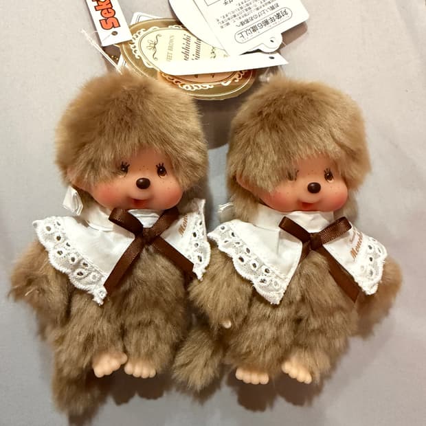 몬치치 스위트 브라운 키체인 새제품