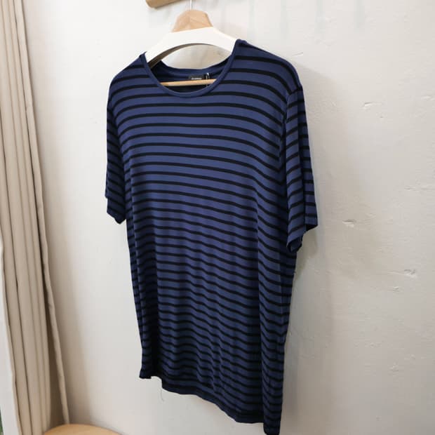 질샌더 스트라이프 반팔