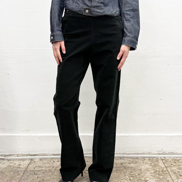 마틴 마르지엘라 2002A/W 어드저스터블 벨벳 트라우저