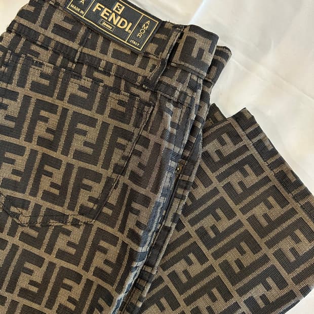 FENDI 펜디 90's FF 자카드 팬츠