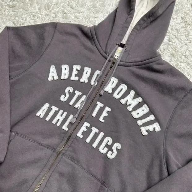 아베크롬비 차콜 후드집업 (희귀)