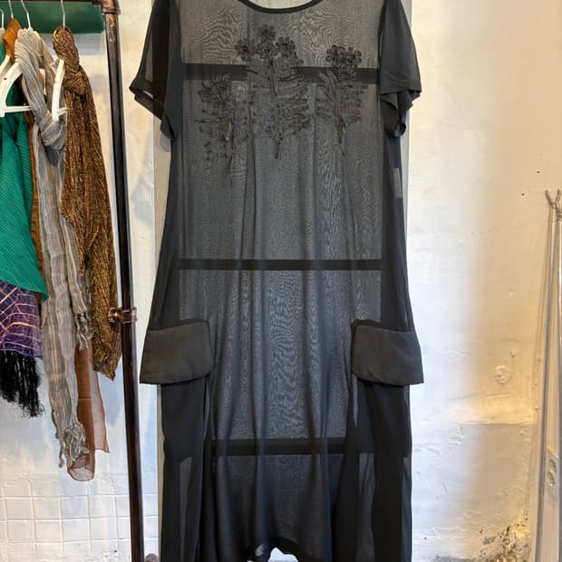 꼼데가르송 시스루 원피스