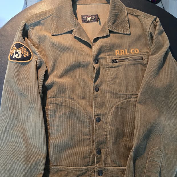RRL 엠브로이드 코듀로이 자켓