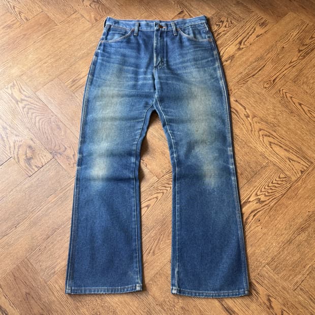 [32]90's 랭글러 Made in USA 웨스턴 플레어 데님 팬츠