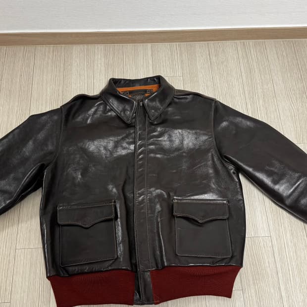 버즈릭슨 A-2 에어로레더사 레드립 44사이즈